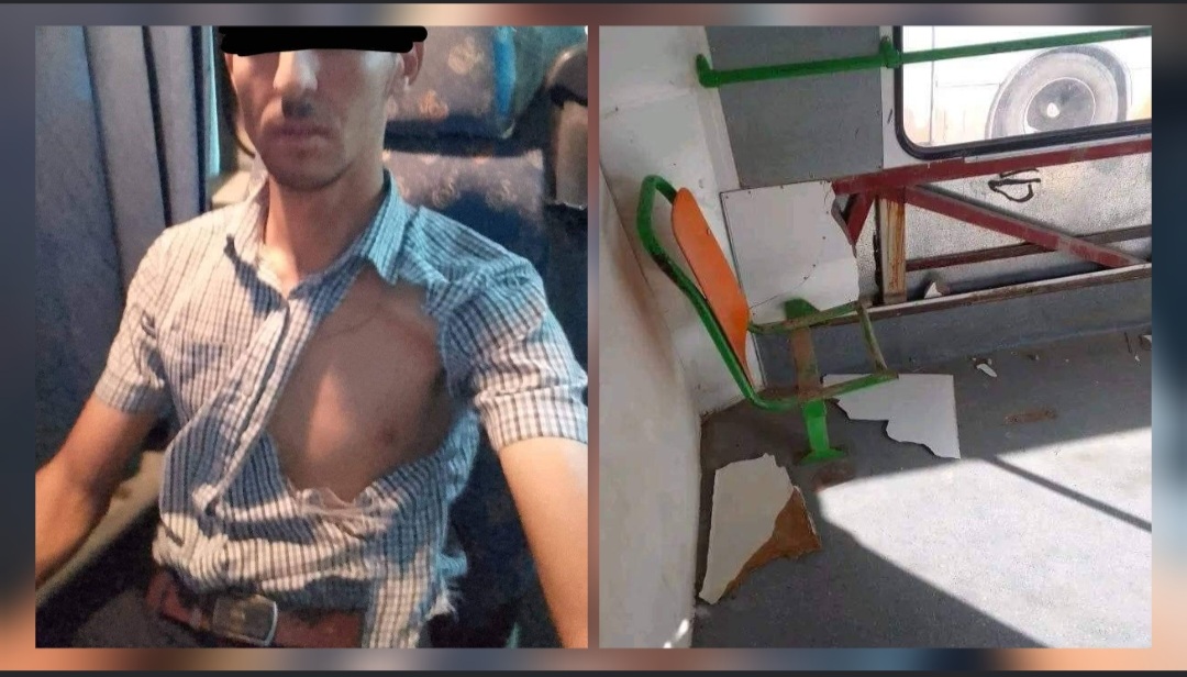 بوحجلة..عائلة تلميذ واصدقاءه يخربون  حافلة مدرسية و يعنفون السائق 